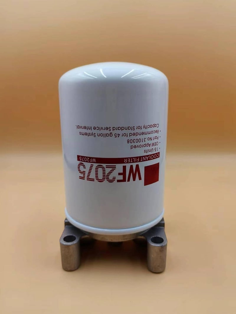 BANGE WF2075 DCA4 Water coolant filter Spin-On Compatible with Cummins ISM11 Peterbilt Series 60 Engine,Thread Size 11/16-16 UN-2B (WF2075 filter with base) - Image 3